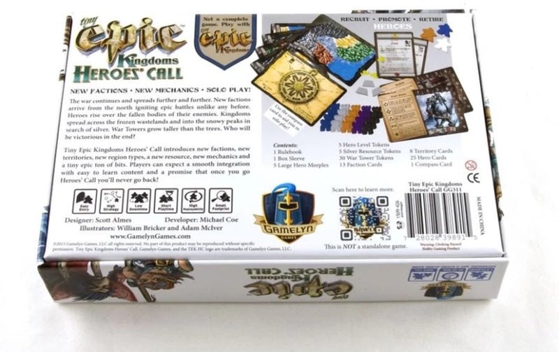 Tiny Epic Kingdoms: Heroes' Call Board Games Gamelyn Games
