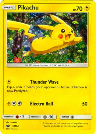 Pikachu - SM04 (General Mills) (SM04) Holofoil [Misc: Cards & Products] Pokemon Single Pokémon