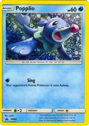 Popplio - SM03 (General Mills Promo) (SM03) Holofoil [Misc: Cards & Products] Pokemon Single Pokémon
