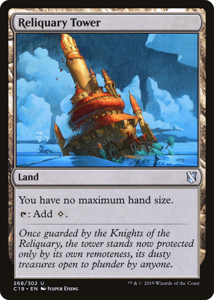Reliquary Tower (C19-268) [Commander 2019] MTG Single Wizards of the Coast