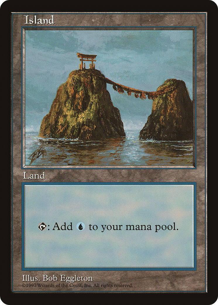 Island - Blue Pack (Eggleton) (APAC-) [Misc] Asia Pacific Land Program MTG Single Wizards of the Coast