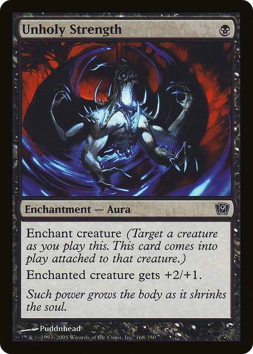Unholy Strength (9ED-168) [9th Edition] Foil MTG Single Wizards of the Coast