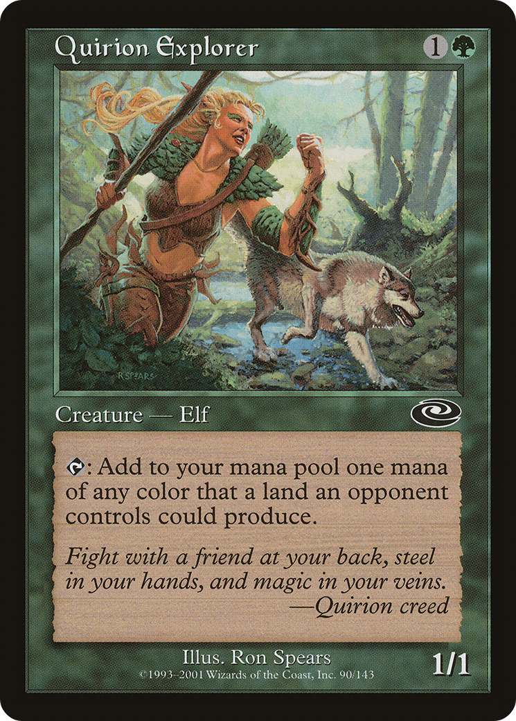 Quirion Explorer (PLS-090) [Planeshift] MTG Single Wizards of the Coast