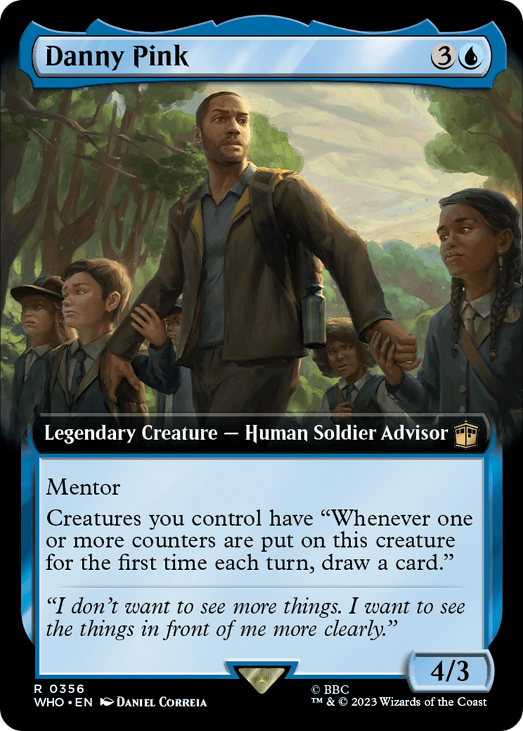 Danny Pink (WHO-356) [Doctor Who] (Extended Art) MTG Single Wizards of the Coast