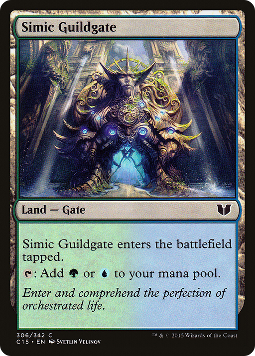Simic Guildgate (C15-306) [Commander 2015] MTG Single Wizards of the Coast