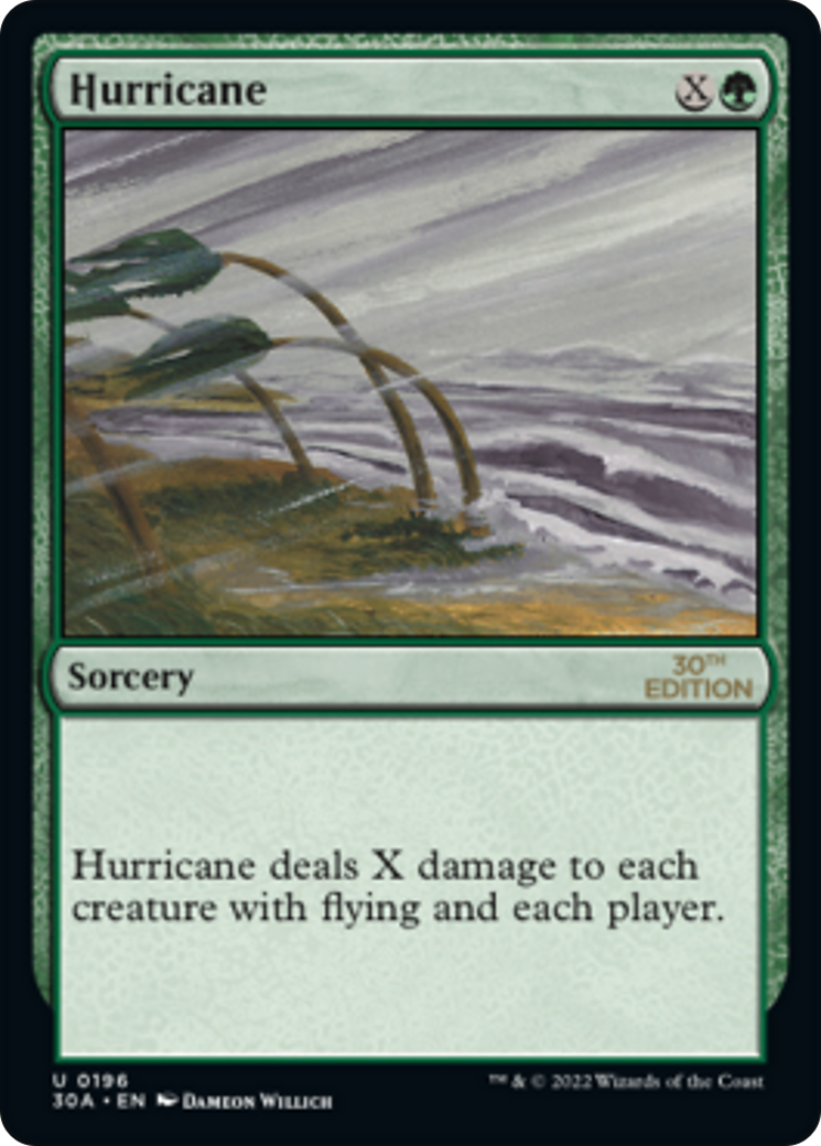 Hurricane (30A-196) [30th Anniversary Edition] MTG Single Wizards of the Coast