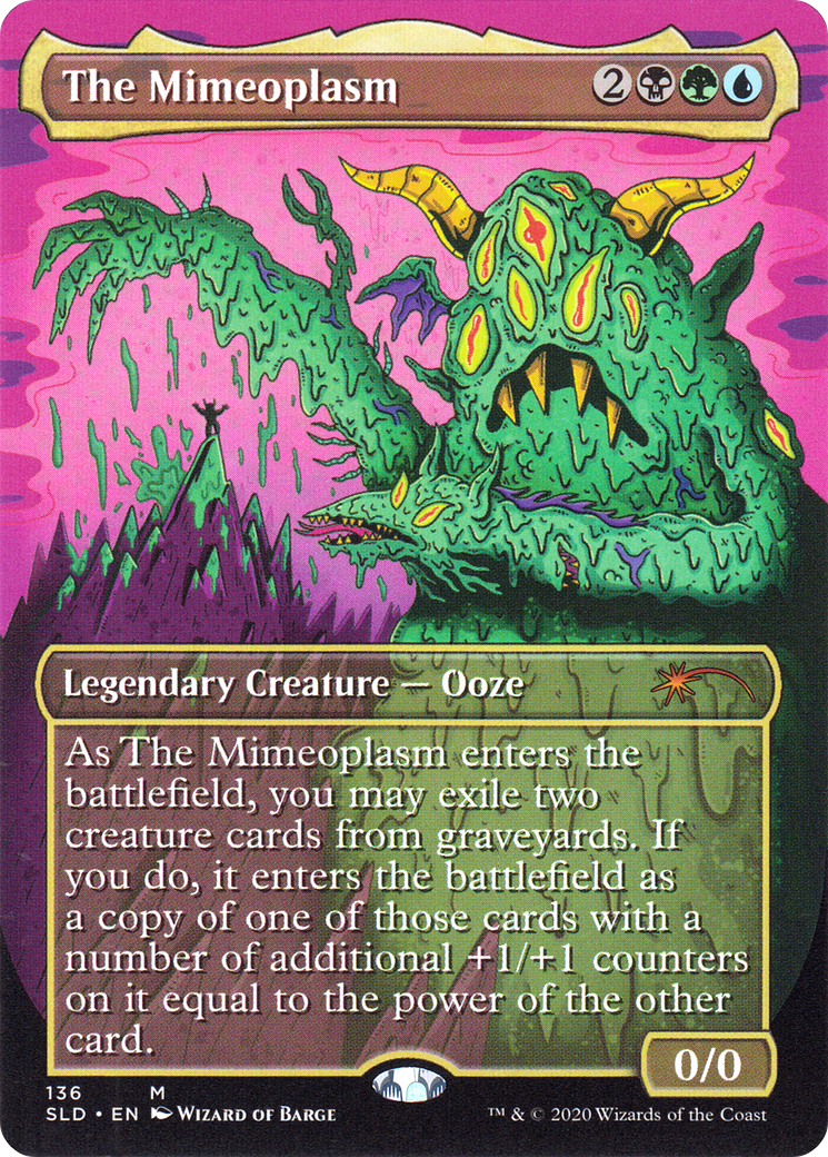 The Mimeoplasm (SLD-136) [Secret Lair] Drop (Borderless) MTG Single Wizards of the Coast