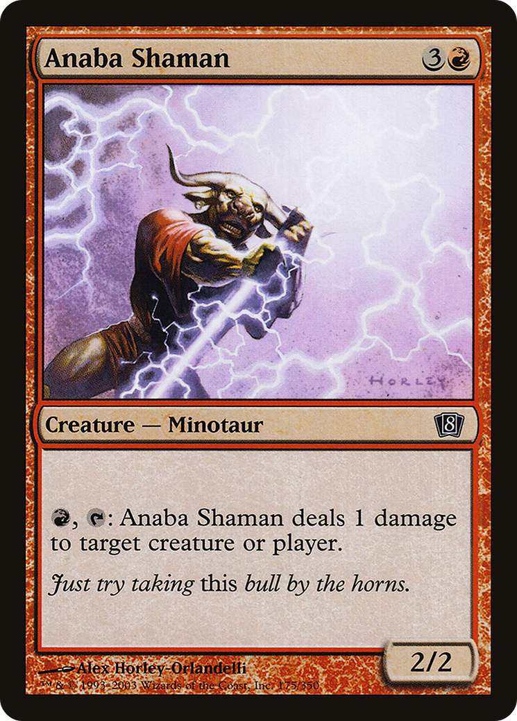 Anaba Shaman (8ED-175) [8th Edition] Foil MTG Single Wizards of the Coast