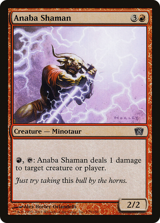 Anaba Shaman (8ED-175) [8th Edition] Foil MTG Single Wizards of the Coast