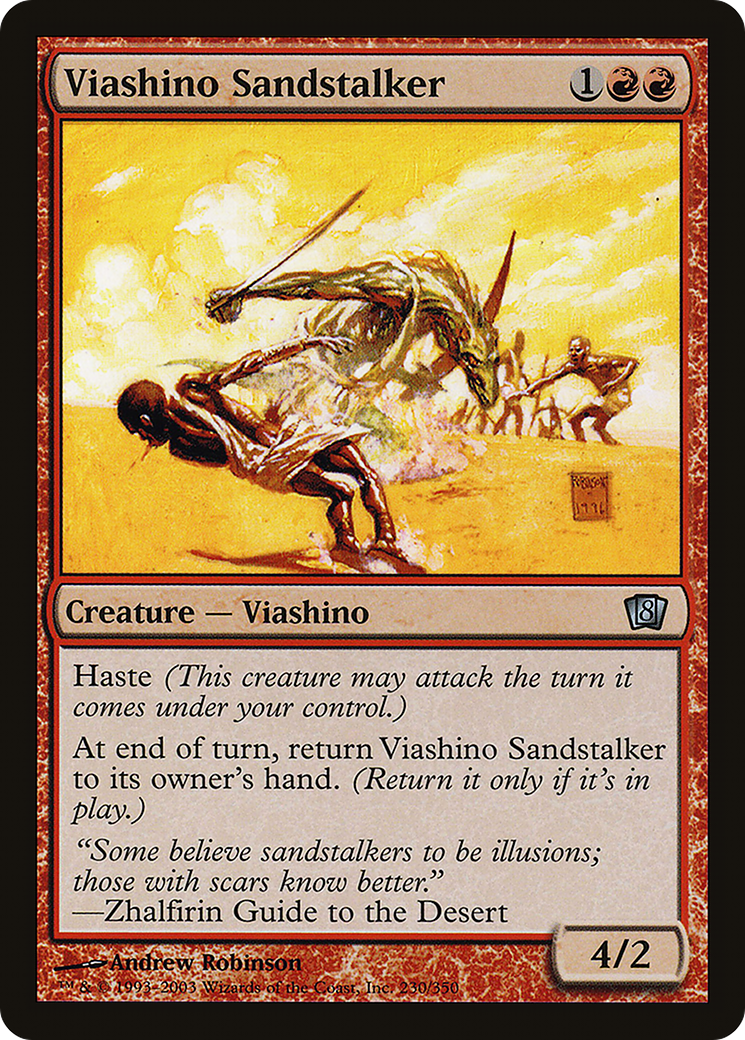 Viashino Sandstalker (8ED-230) [8th Edition] Foil MTG Single Wizards of the Coast