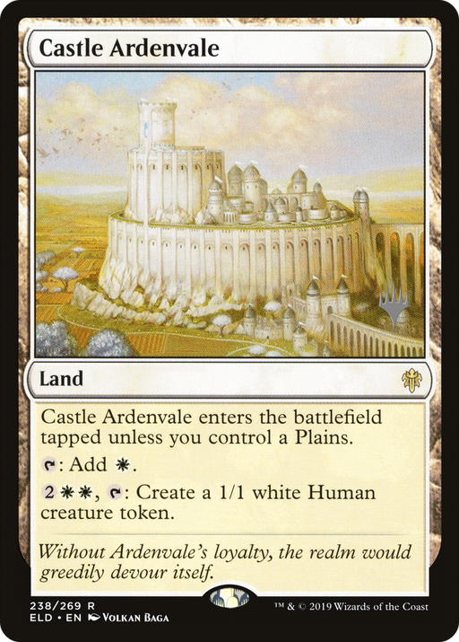 Castle Ardenvale (PPELD-238) [Throne of Eldraine Promos] MTG Single Wizards of the Coast