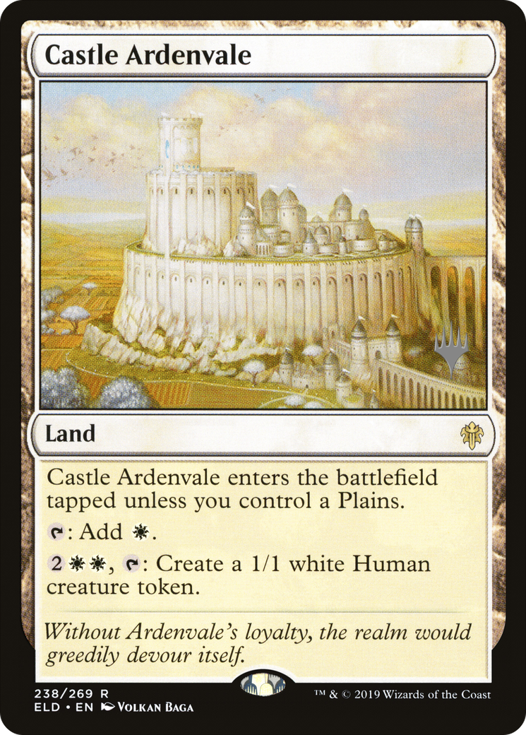 Castle Ardenvale (PPELD-238) [Throne of Eldraine Promos] Foil MTG Single Wizards of the Coast
