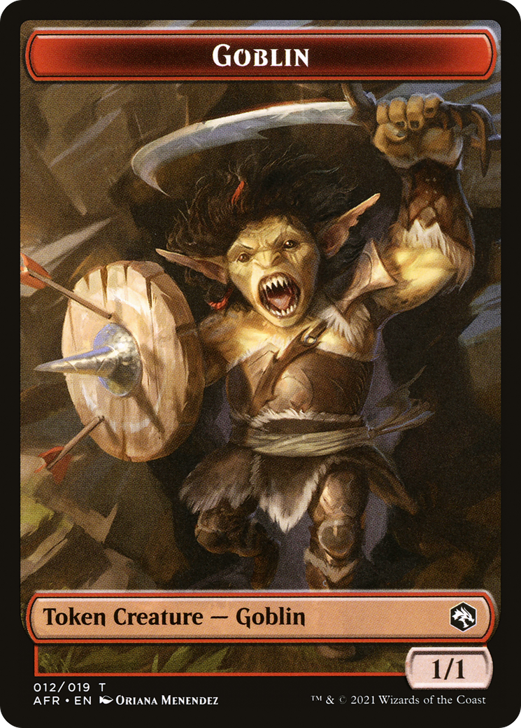 Goblin (TAFR-012) [Tokens] Adventures in the Forgotten Realms Tokens MTG Single Wizards of the Coast