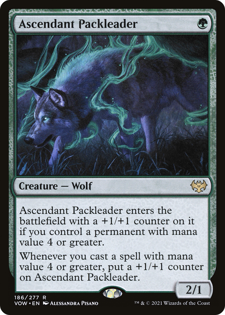 Ascendant Packleader (VOW-186) [Innistrad: Crimson Vow] Foil MTG Single Wizards of the Coast