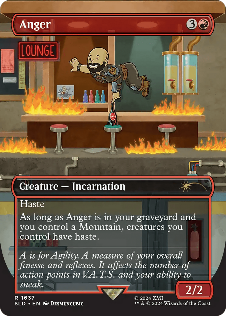 Anger (SLD-1637) [Secret Lair] Drop (Borderless) MTG Single Wizards of the Coast