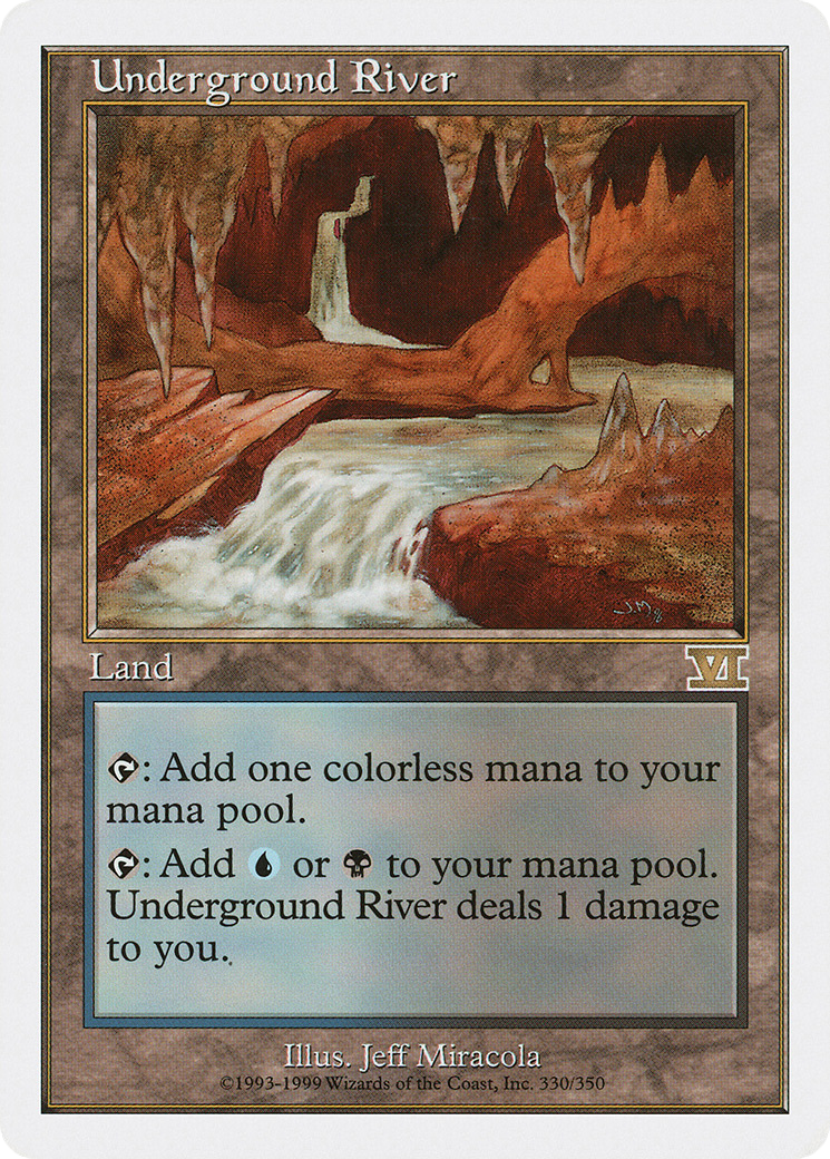Underground River (6ED-330) [Classic Sixth Edition] MTG Single Wizards of the Coast