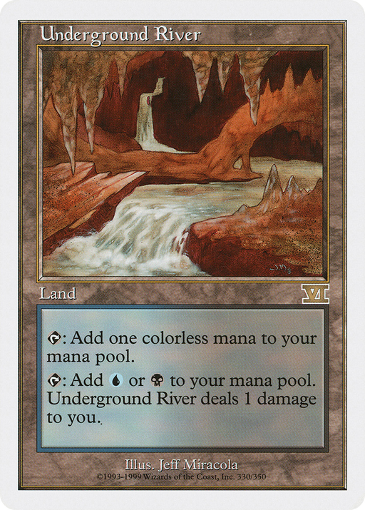 Underground River (6ED-330) [Classic Sixth Edition] MTG Single Wizards of the Coast