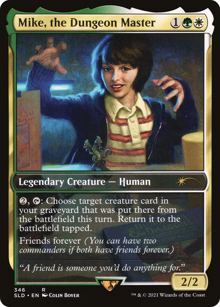 Mike, the Dungeon Master (SLD-346) [Secret Lair] Drop MTG Single Wizards of the Coast