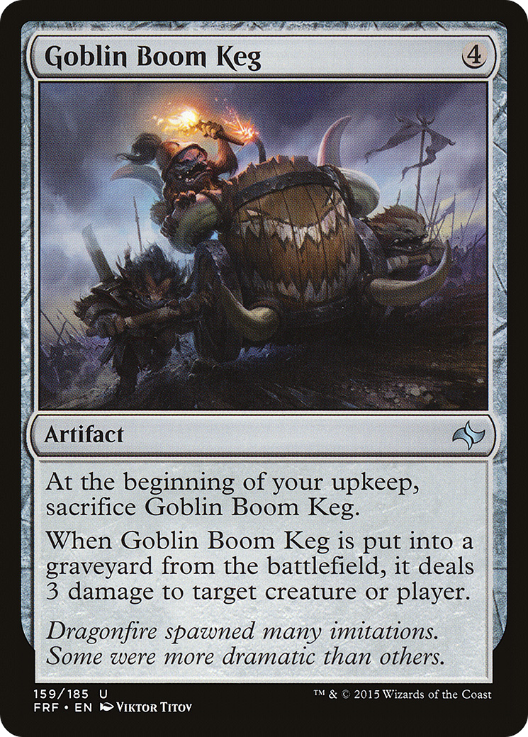 Goblin Boom Keg (FRF-159) [Fate Reforged] MTG Single Wizards of the Coast
