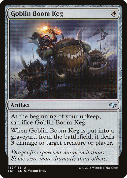 Goblin Boom Keg (FRF-159) [Fate Reforged] Foil MTG Single Wizards of the Coast