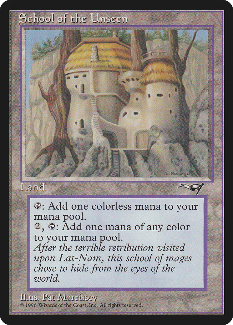 School of the Unseen (ALL-141) [Alliances] MTG Single Wizards of the Coast