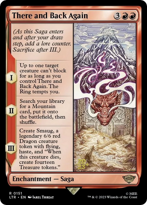 There and Back Again (PRE-151) [Tales of Middle-earth Promos] Foil MTG Single Wizards of the Coast