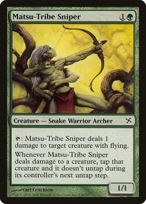 Matsu-Tribe Sniper (BOK-136) [Betrayers of Kamigawa] MTG Single Wizards of the Coast