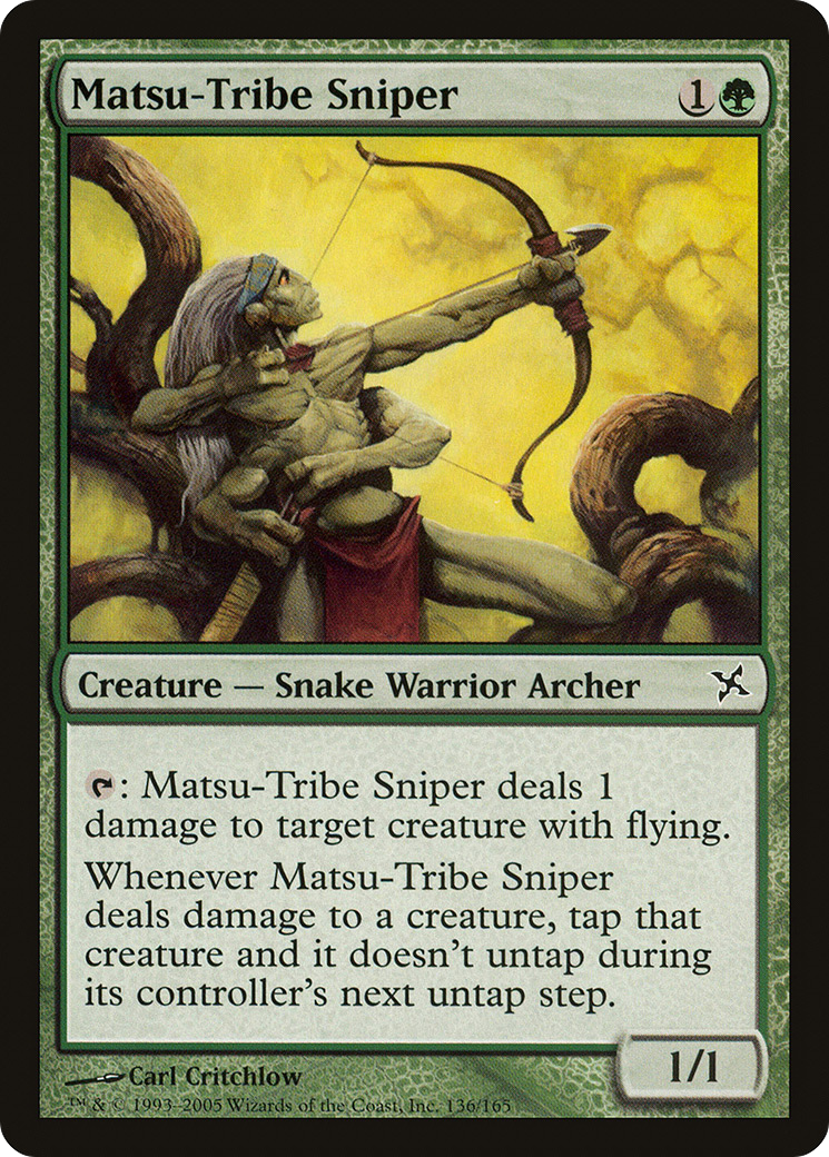 Matsu-Tribe Sniper (BOK-136) [Betrayers of Kamigawa] Foil MTG Single Wizards of the Coast