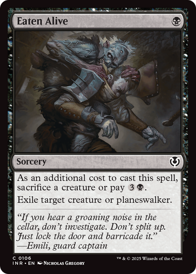 Eaten Alive (INR-106) [Innistrad Remastered] Foil MTG Single Wizards of the Coast