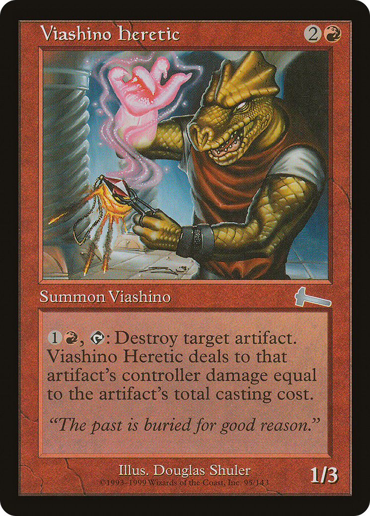 Viashino Heretic (ULG-095) [Urza's Legacy] MTG Single Wizards of the Coast
