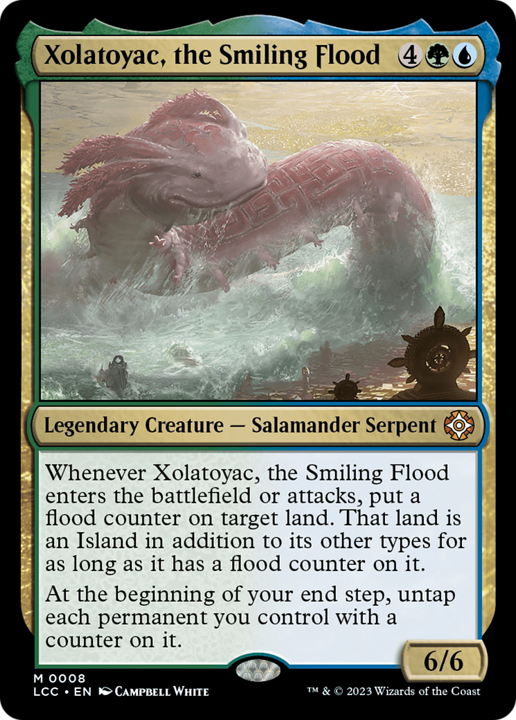 Xolatoyac, the Smiling Flood (LCC-008) [The Lost Caverns of Ixalan Commander] Foil MTG Single Wizards of the Coast