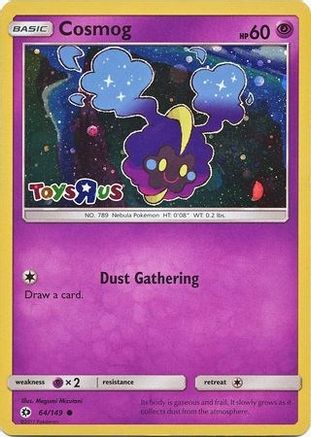 Cosmog - 64/149 (Toys R Us Promo) Holofoil [Misc: Cards & Products] Pokemon Single Pokémon
