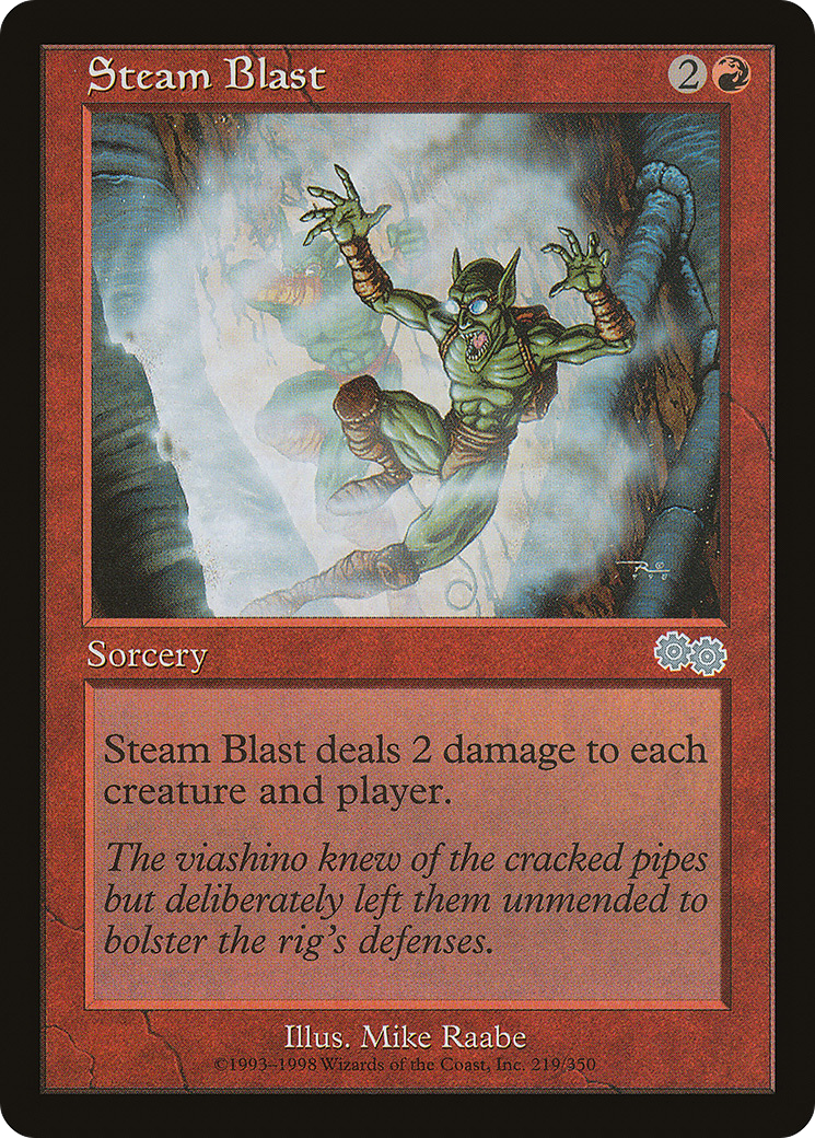 Steam Blast (USG-219) [Urza's Saga] MTG Single Wizards of the Coast