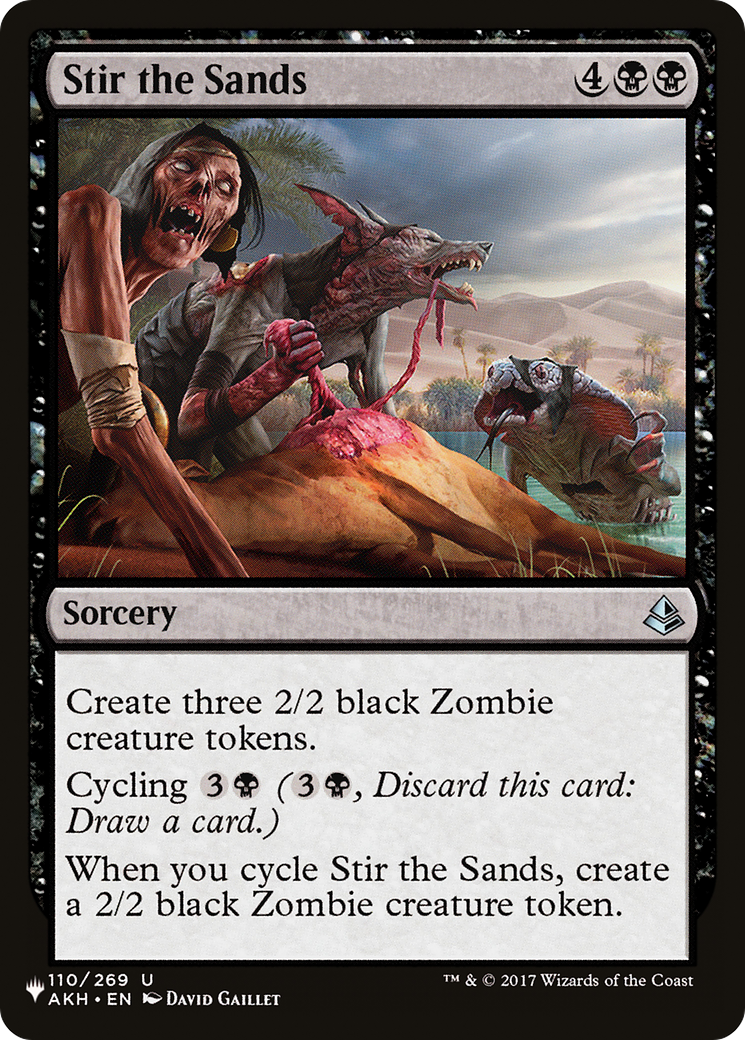 Stir the Sands (LIST-AKH-110) [Mystery Booster] The List MTG Single Wizards of the Coast