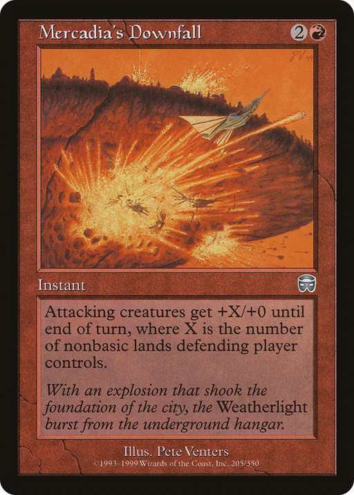 Mercadia's Downfall (MMQ-205) [Mercadian Masques] MTG Single Wizards of the Coast