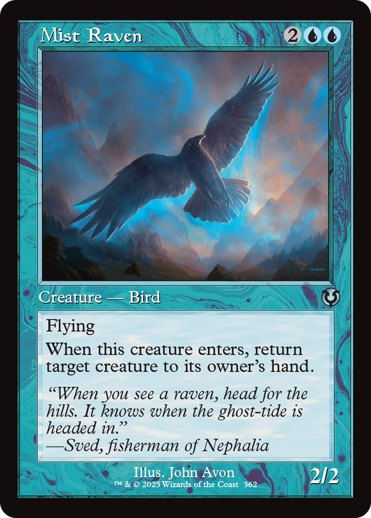 Mist Raven (INR-362) [Innistrad Remastered] MTG Single Wizards of the Coast