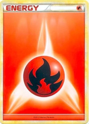 Fire Energy (2010 Unnumbered HGSS Style Non-Holo) () [Promos: League & Championship Cards] Pokemon Single Pokémon