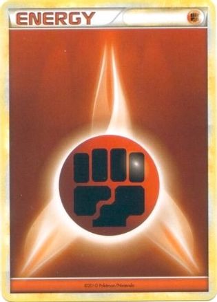 Fighting Energy (2010 Unnumbered HGSS Style Non-Holo) () [Promos: League & Championship Cards] Pokemon Single Pokémon