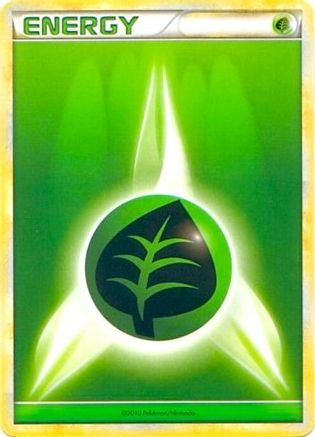 Grass Energy (2010 Unnumbered HGSS Style Non-Holo) () [Promos: League & Championship Cards] Pokemon Single Pokémon