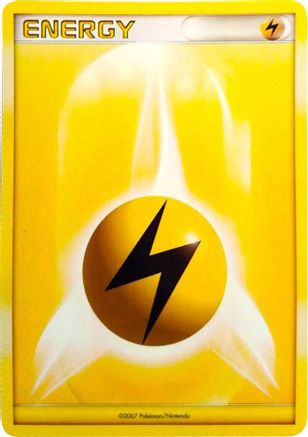 Lightning Energy (2007 Unnumbered D/P Style Non-Holo) () [Promos: League & Championship Cards] Pokemon Single Pokémon