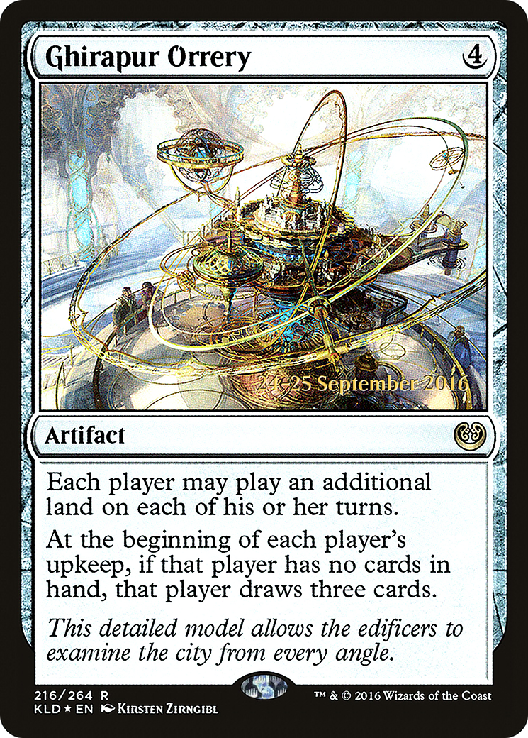 Ghirapur Orrery (PRE-216) [Kaladesh Promos] Foil MTG Single Wizards of the Coast