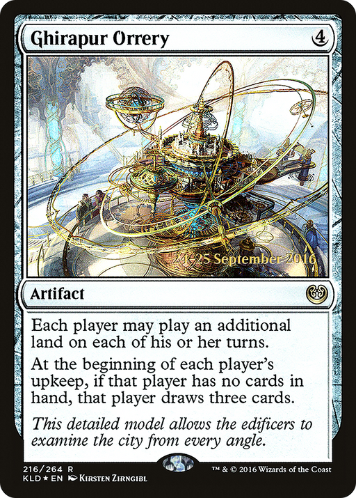Ghirapur Orrery (PRE-216) [Kaladesh Promos] Foil MTG Single Wizards of the Coast