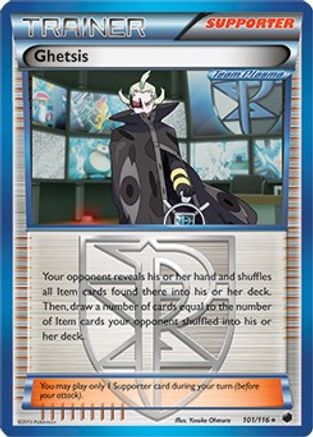 Ghetsis 101/116 (BW Plasma Freeze) [Misc: Deck Exclusives] Pokemon Single Pokémon