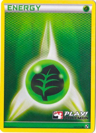 Grass Energy 105/114 (Play! Pokemon) Holofoil [Promos: League & Championship Cards] Pokemon Single Pokémon