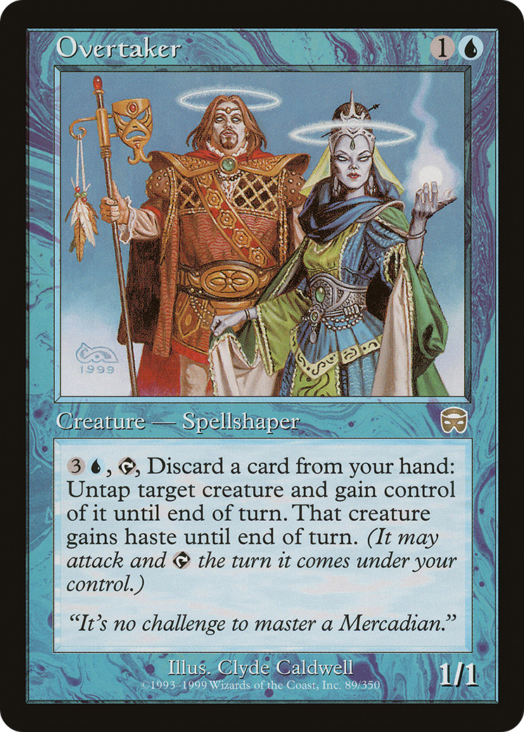 Overtaker (MMQ-089) [Mercadian Masques] MTG Single Wizards of the Coast