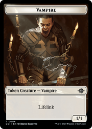 Vampire // Skeleton Pirate Double-Sided Token [Tokens] The Lost Caverns of Ixalan Tokens MTG Single Magic: The Gathering