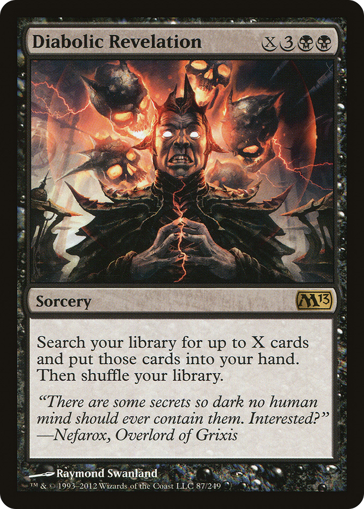 Diabolic Revelation (M13-087) [Magic 2013] Foil MTG Single Wizards of the Coast