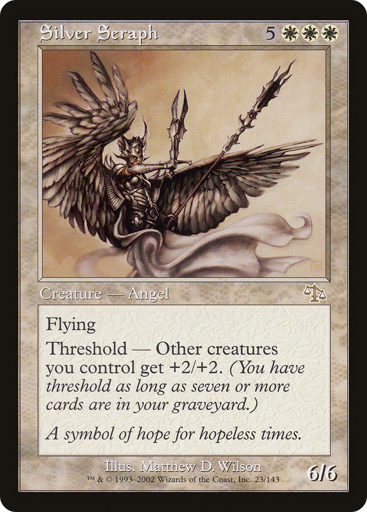 Silver Seraph (JUD-023) [Judgment] Foil MTG Single Wizards of the Coast
