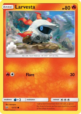 Larvesta (/73) [SM: Shining Legends] Pokemon Single Pokémon