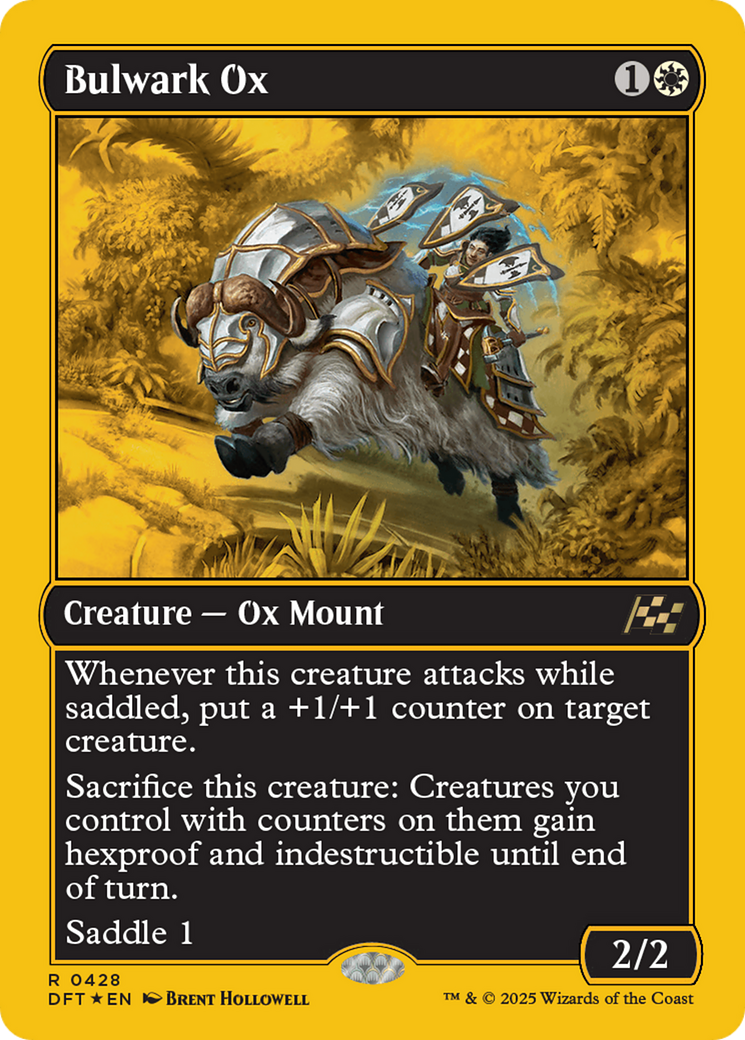Bulwark Ox (First-Place Foil) (DFT-428) [Aetherdrift] Foil MTG Single Wizards of the Coast